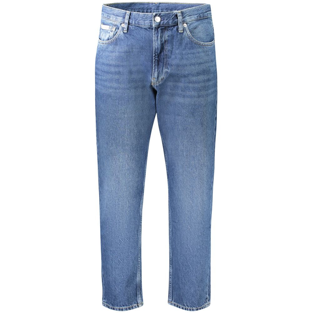 Blaue Baumwolljeans für Herren