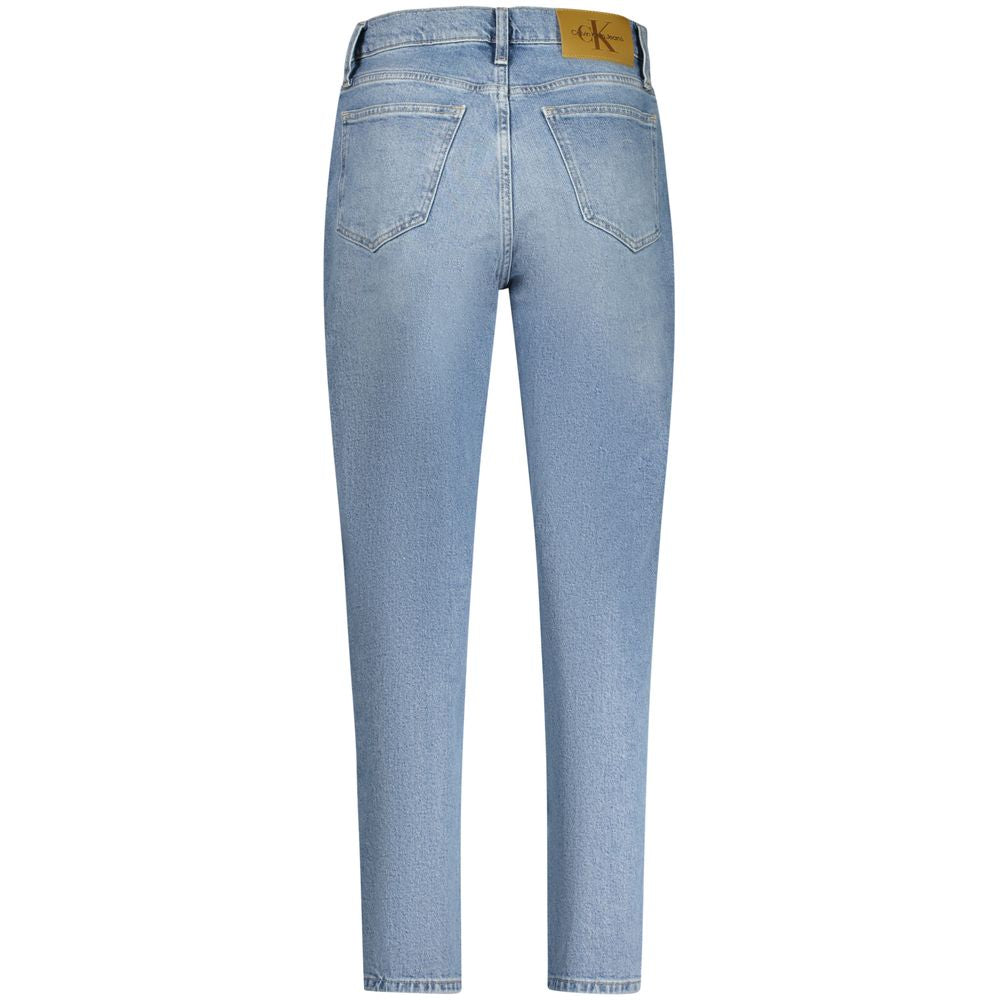 Hellblaue Damenjeans aus Baumwolle
