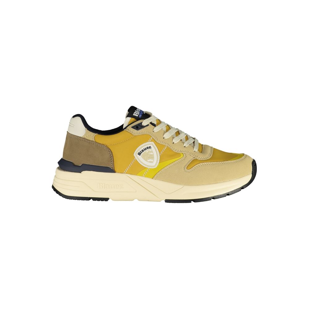 Beige Polyester Herren Sneaker