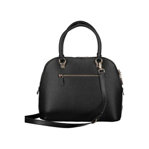 Schwarze Polyethylen Damenhandtasche