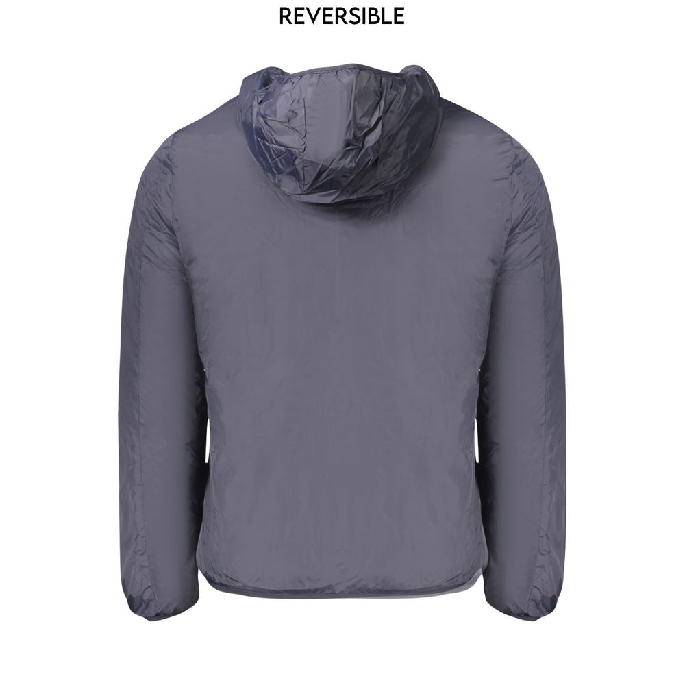 Schwarze Polyamid-Herrenjacke