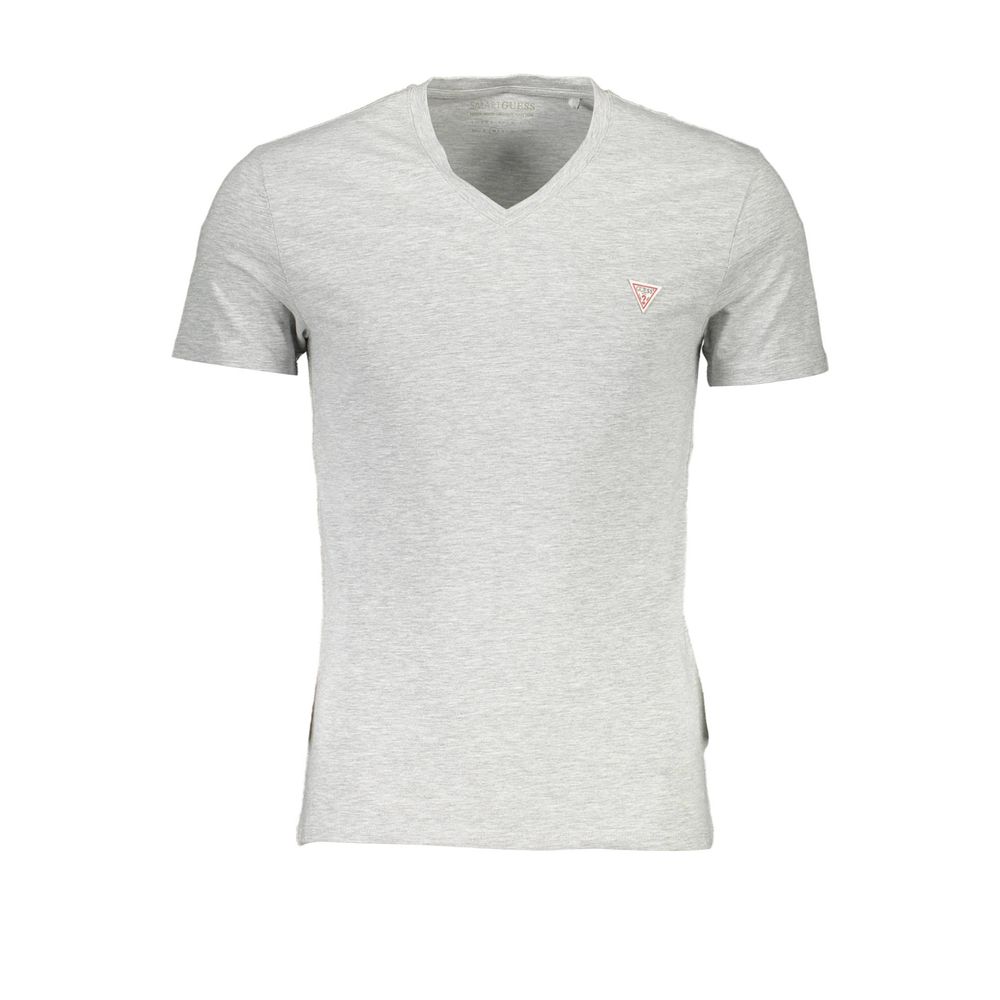 Graues Herren-T-Shirt aus Baumwolle