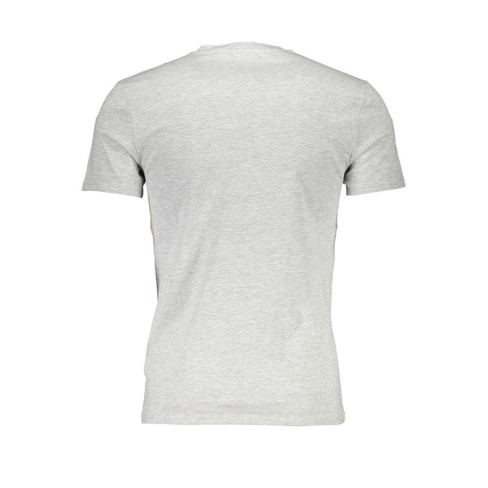 Graues Herren-T-Shirt aus Baumwolle