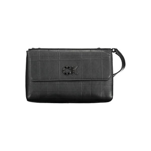 Schwarze Polyester Damen Handtasche