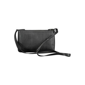 Schwarze Polyester Damen Handtasche