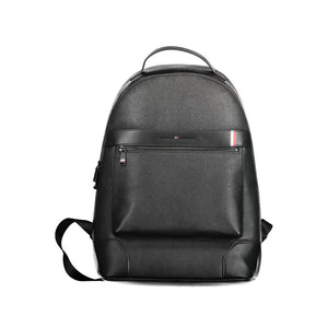 Schwarzer Polyethylen-Rucksack für Herren