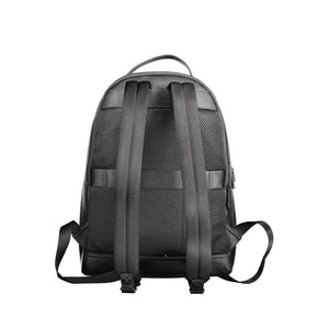 Schwarzer Polyethylen-Rucksack für Herren