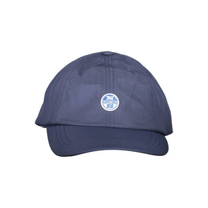 Blaue Polyamid-Mütze für Herren