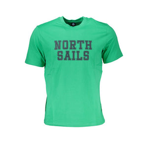 Grünes Baumwoll-T-Shirt
