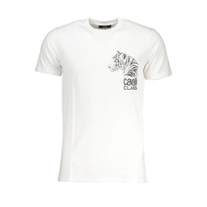Weißes Baumwoll-T-Shirt