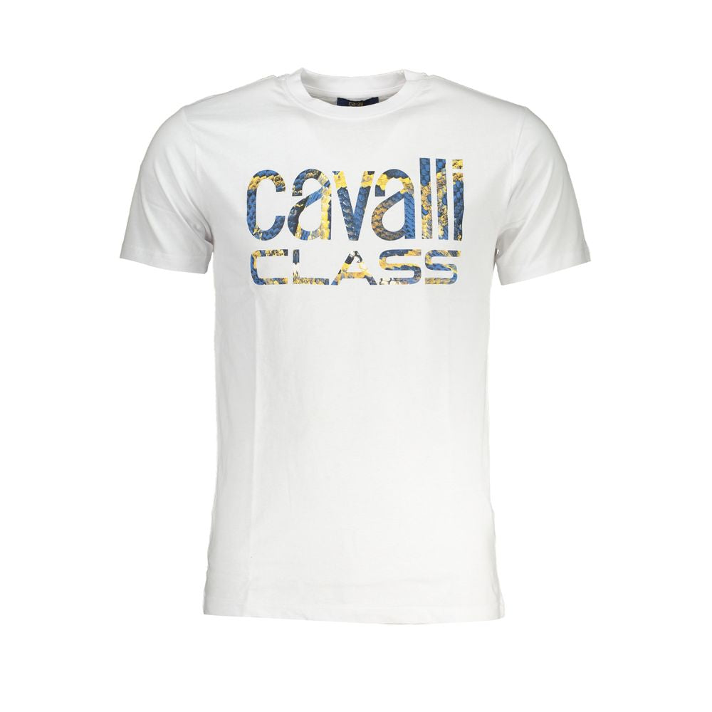 Weißes Baumwoll-T-Shirt
