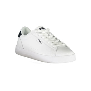 Klassischer weißer Sneaker mit Kontrastdetails