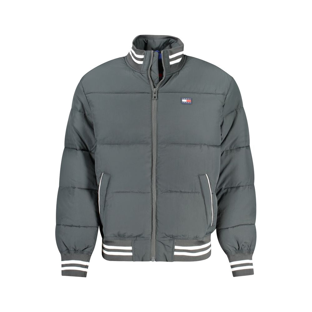 Grüne Polyamid-Herrenjacke