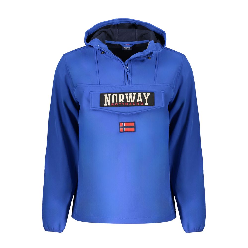 Blaue Polyester-Herrenjacke