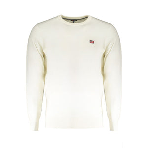 Weißer Wollpullover für Herren