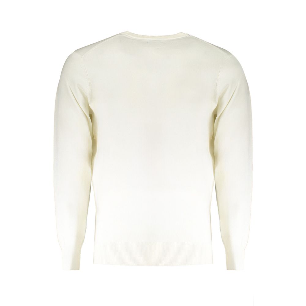 Weißer Wollpullover für Herren