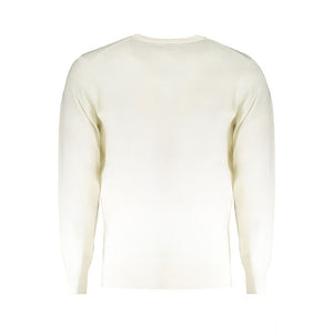 Weißer Wollpullover für Herren
