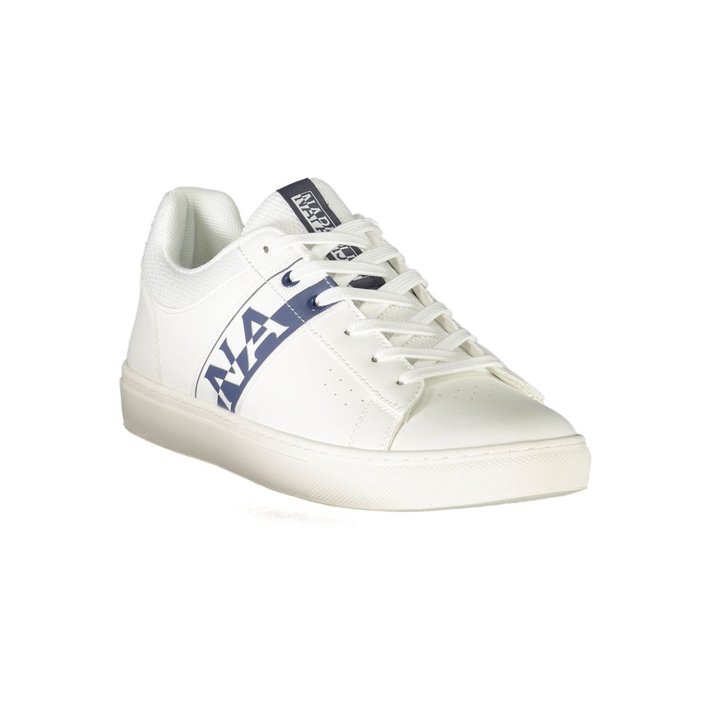 Weiße Leder Herren Sneaker
