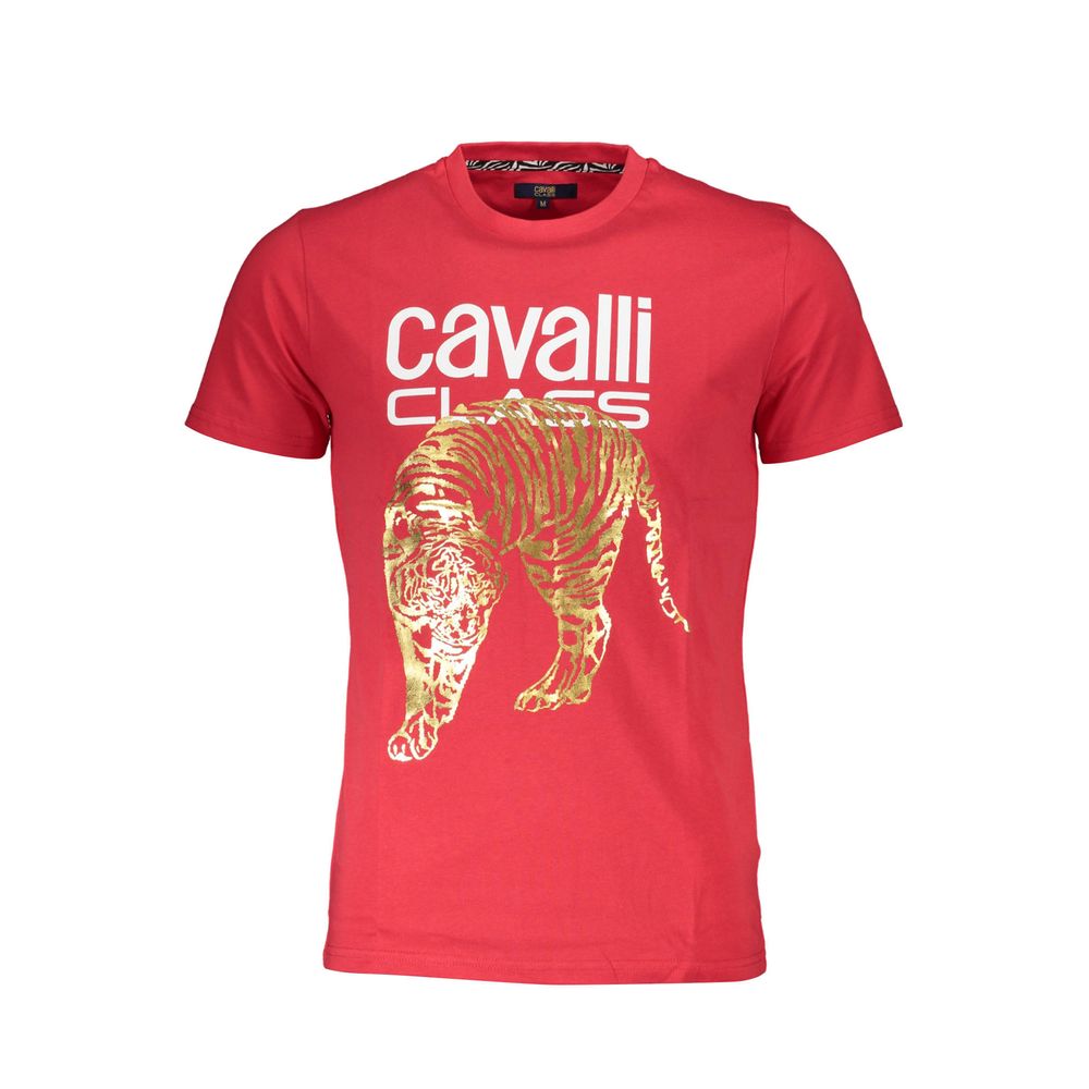 Rotes Herren-T-Shirt aus Baumwolle