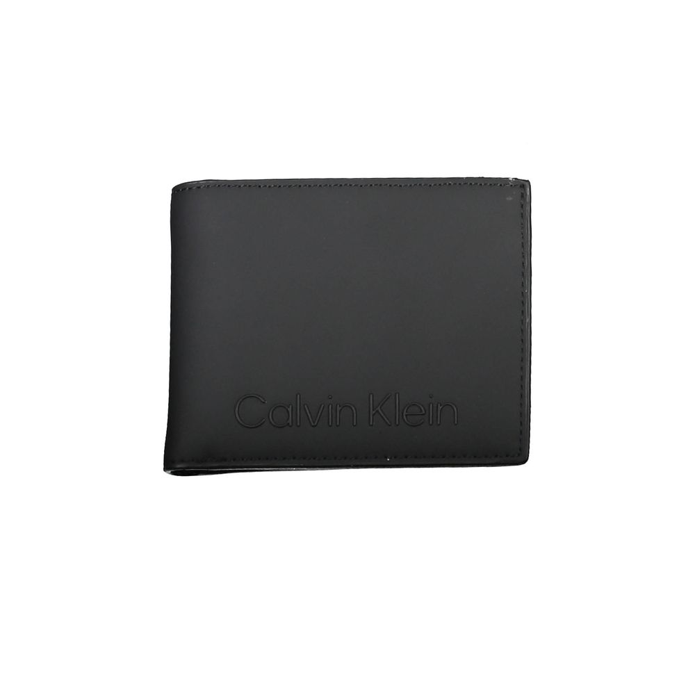 Schwarze Polyester Herren Geldbörse