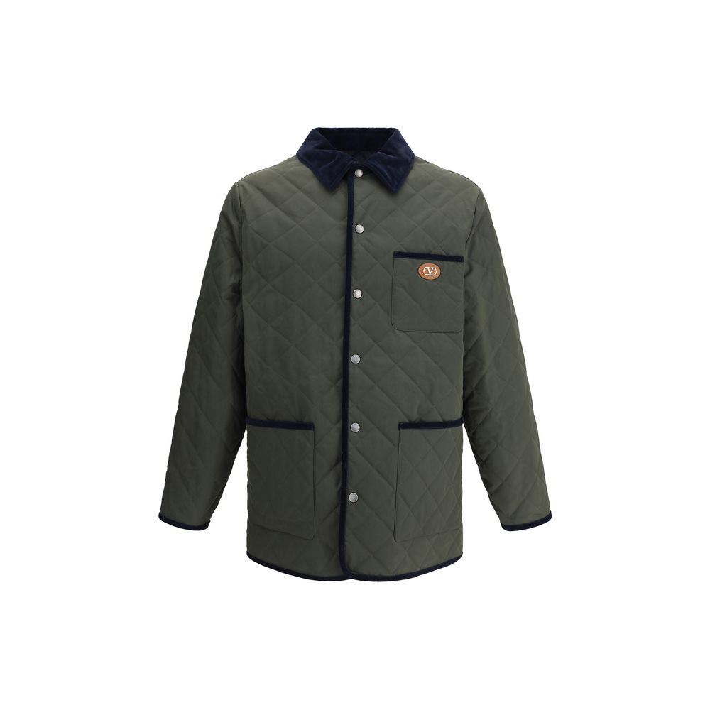 Steppjacke mit Logo
