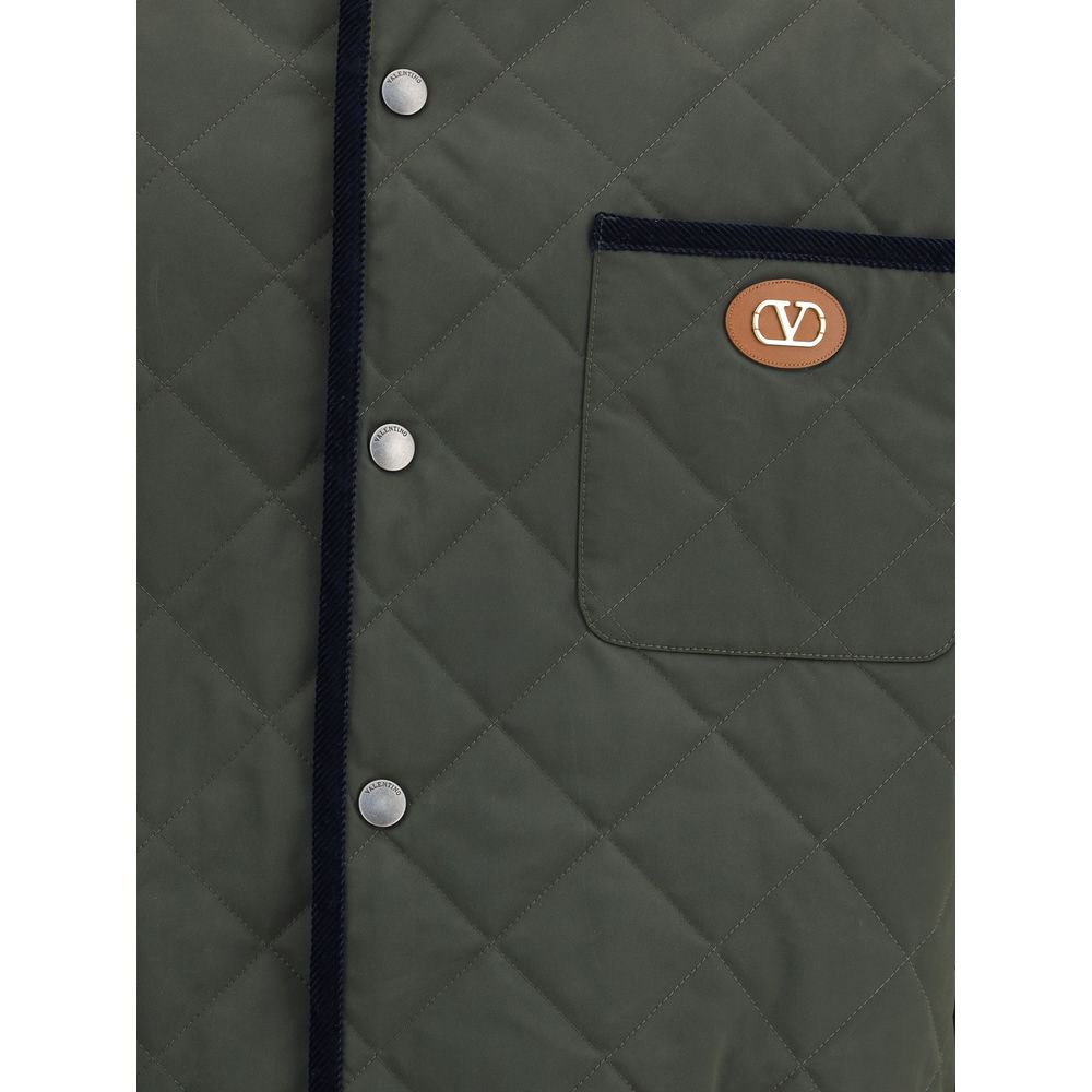 Steppjacke mit Logo