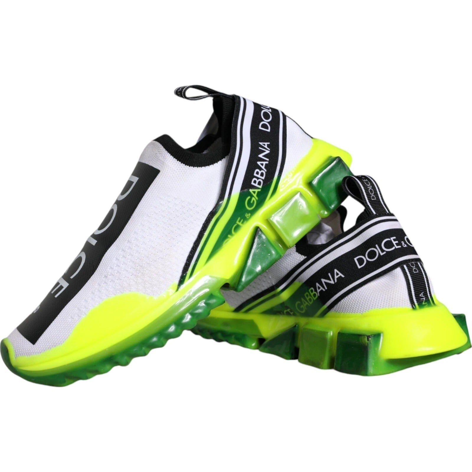 Weiß Gelb Slip On Sorrento Sneakers Schuhe