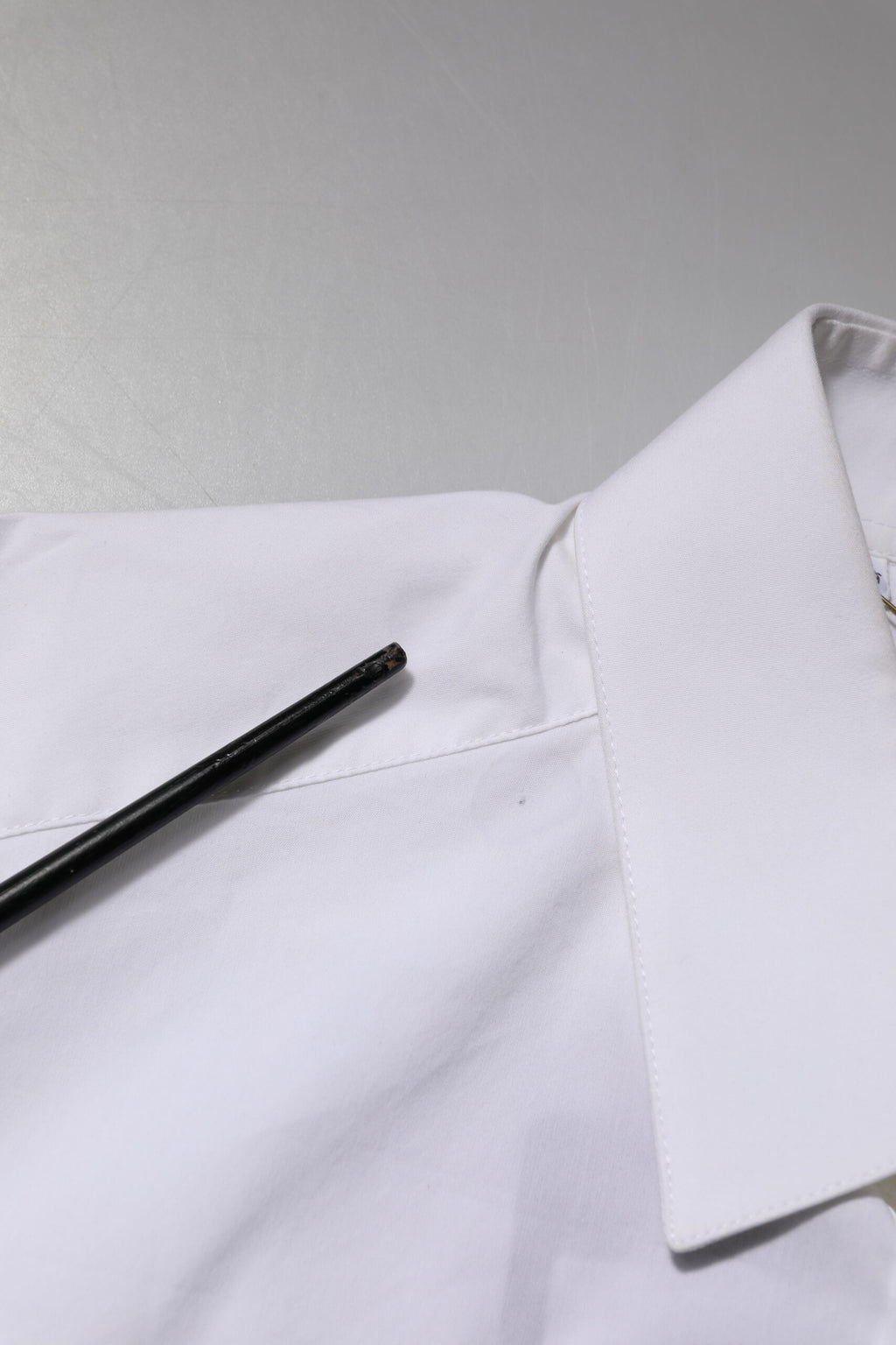 Dolce & Gabbana White Cotton GOLD Long Sleeves Formal Shirt