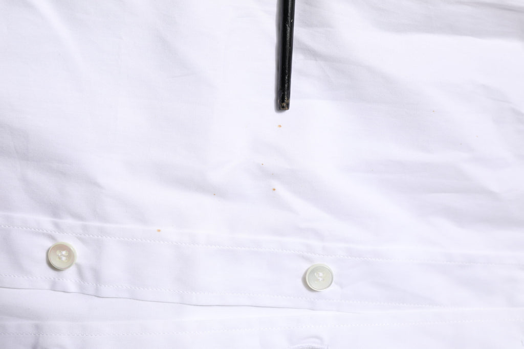 Dolce & Gabbana White Cotton GOLD Long Sleeves Formal Shirt