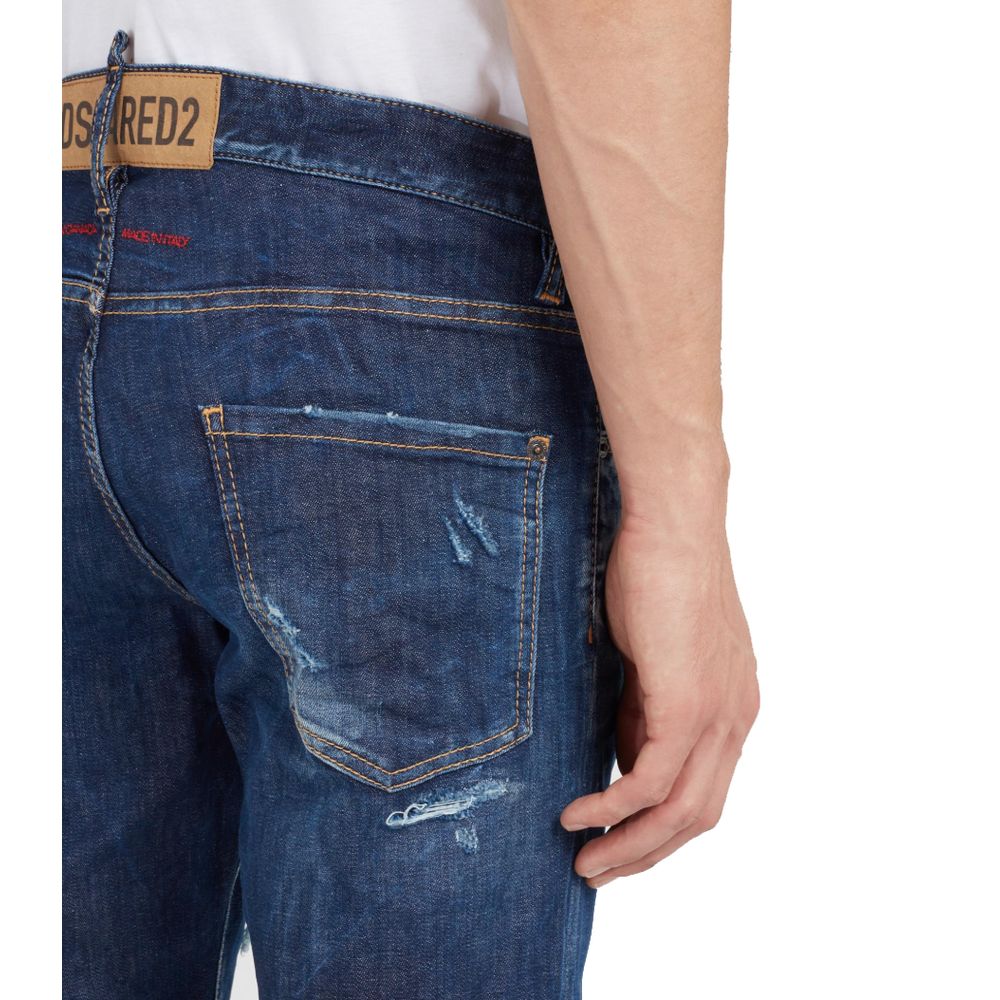 Blaue Jeans und Hose aus Baumwolle