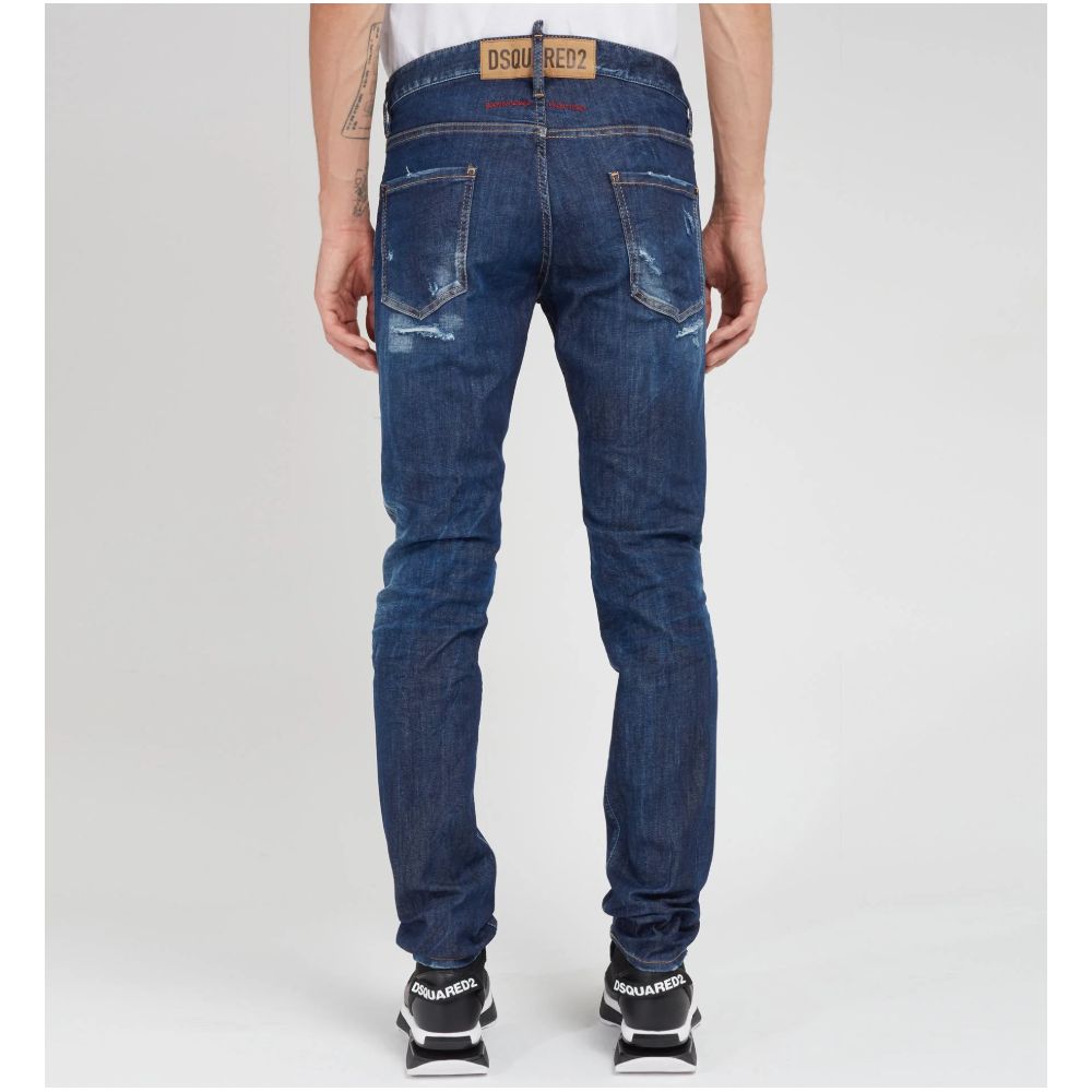 Blaue Jeans und Hose aus Baumwolle