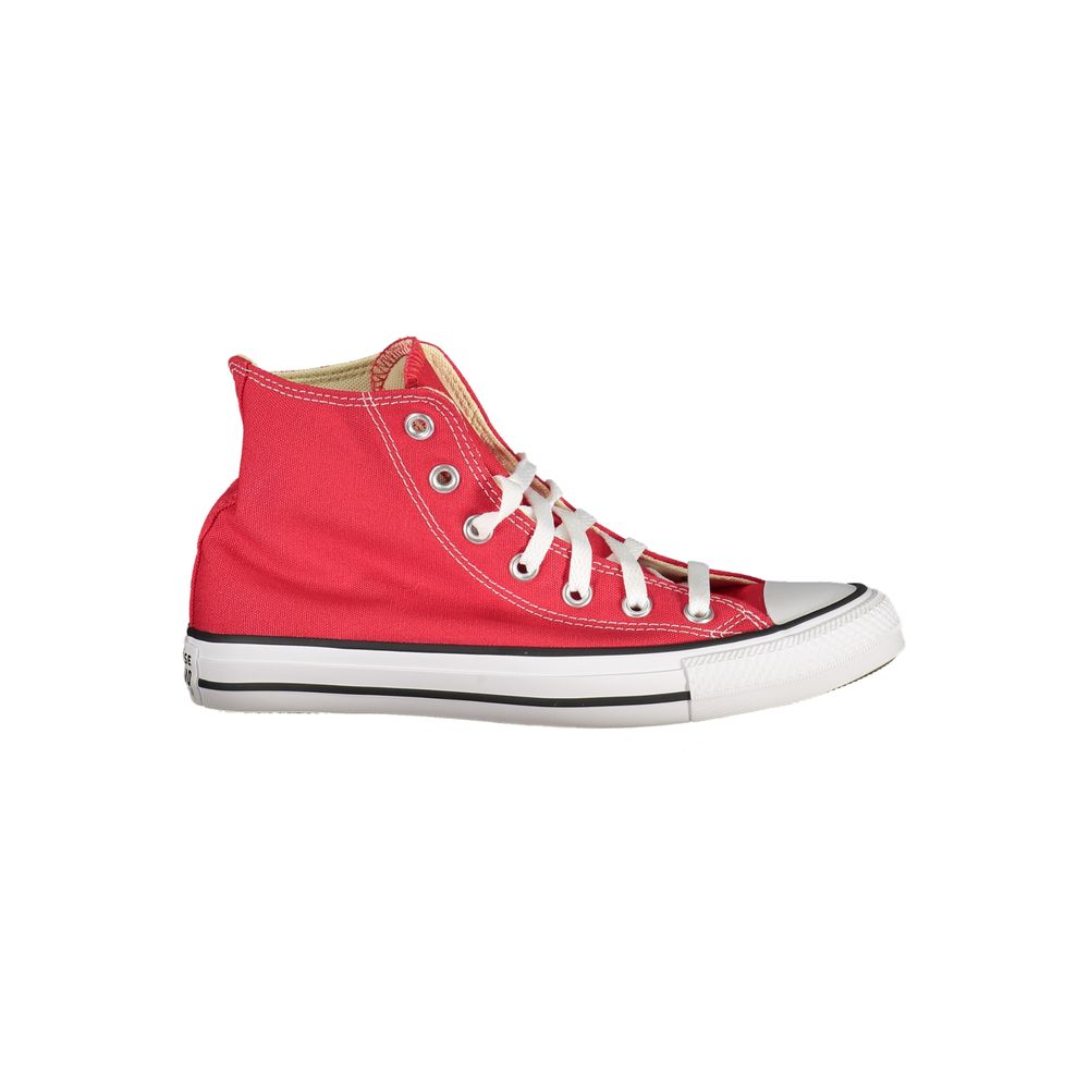 Roter Polyester-Sneaker