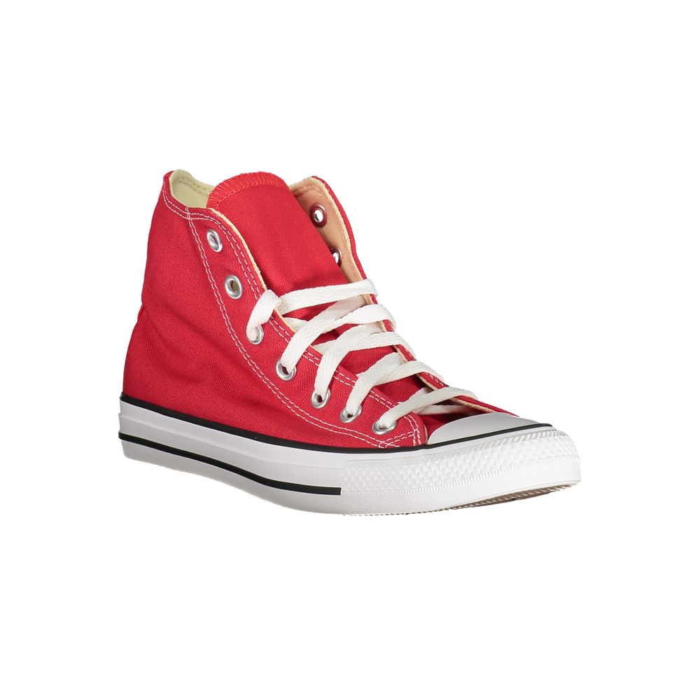 Roter Polyester-Sneaker