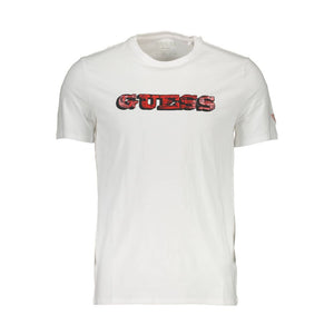 Weißes Herren-T-Shirt aus Baumwolle
