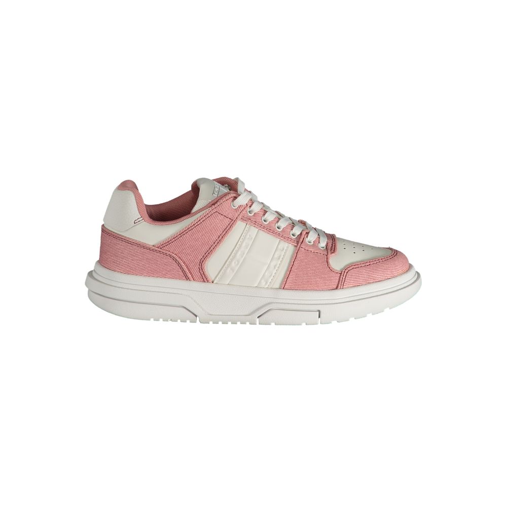 Rosa Polyester-Sneaker