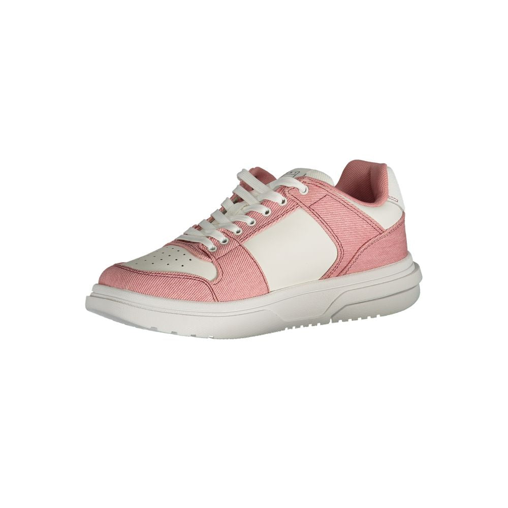 Rosa Polyester-Sneaker