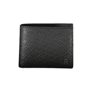 Elegante Doppelkarten-Geldbörse aus Leder mit Kontrastdetails