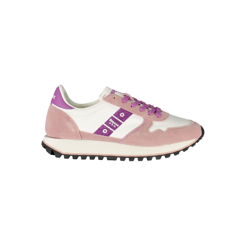 Weiße Leder Damen Sneaker