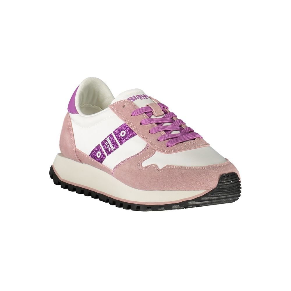 Weiße Leder Damen Sneaker