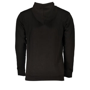 Schwarzer Baumwollpullover für Herren