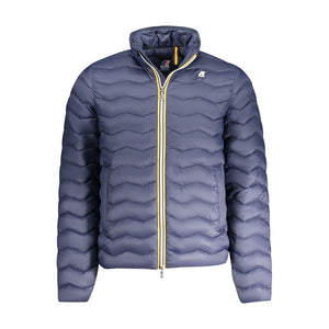Blaue Polyamid-Herrenjacke
