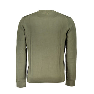 Grüner Baumwollpullover für Herren