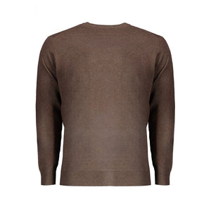Brauner Wollpullover für Herren