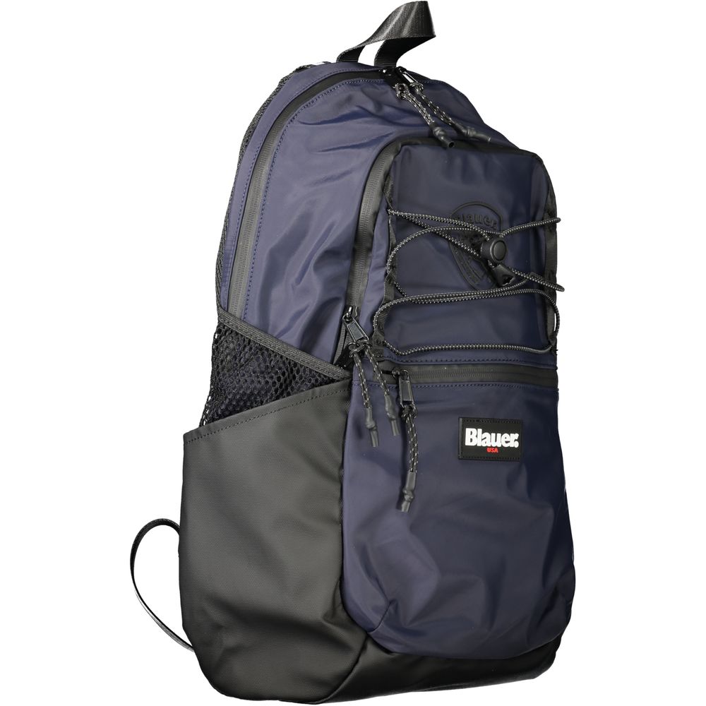 Blauer Polyester Herren Rucksack