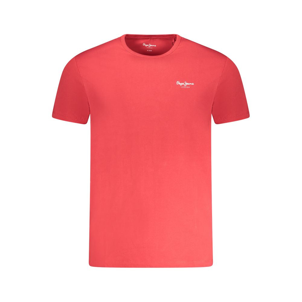 Rotes Herren-T-Shirt aus Baumwolle