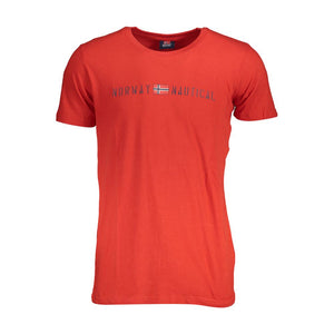 Rotes Herren-T-Shirt aus Baumwolle