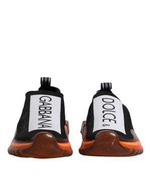 Schwarz-Weiß-Slipper Sorrento Sneakers Schuhe