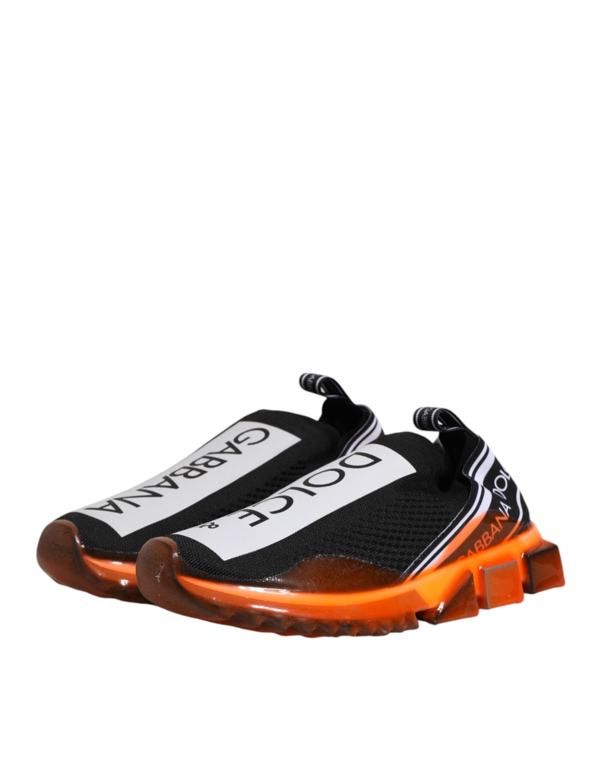 Schwarz-Weiß-Slipper Sorrento Sneakers Schuhe