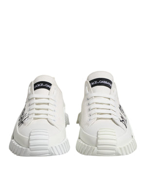Weiße Baumwolle NS1 Low Top Sneakers Schuhe