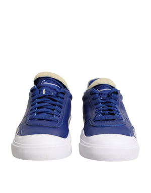 Weiß Blau Schnür Low Top Drop-Type PRM Sneakers Schuhe